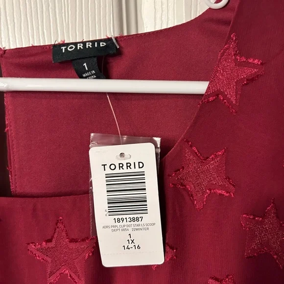 Torrid - Mini Clip Dot Chiffon Tiered Dress - Picture 4 of 4